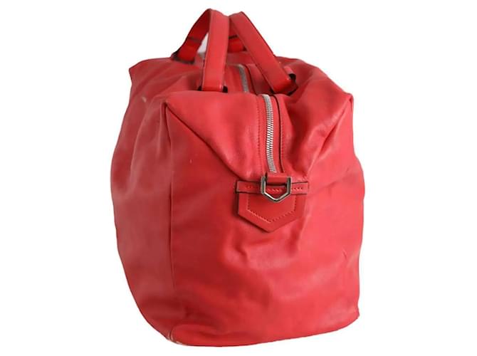 Lancel Borsa da viaggio rossa Rosso - vista 3