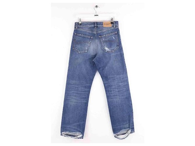 Balenciaga Jeans dritti blu - vista 3