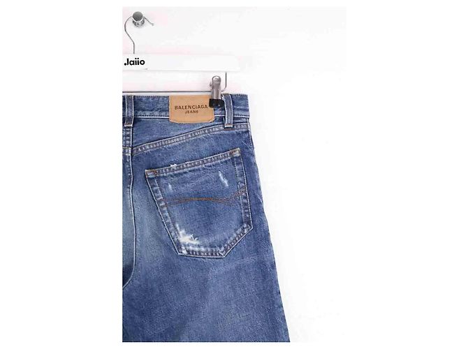 Balenciaga Jeans dritti blu - vista 4