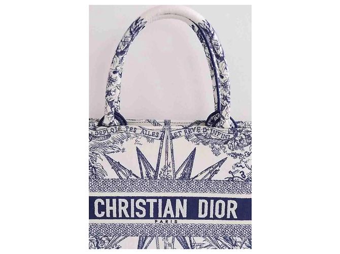 Book Tote Dior Bolso cabas azul - vista 2
