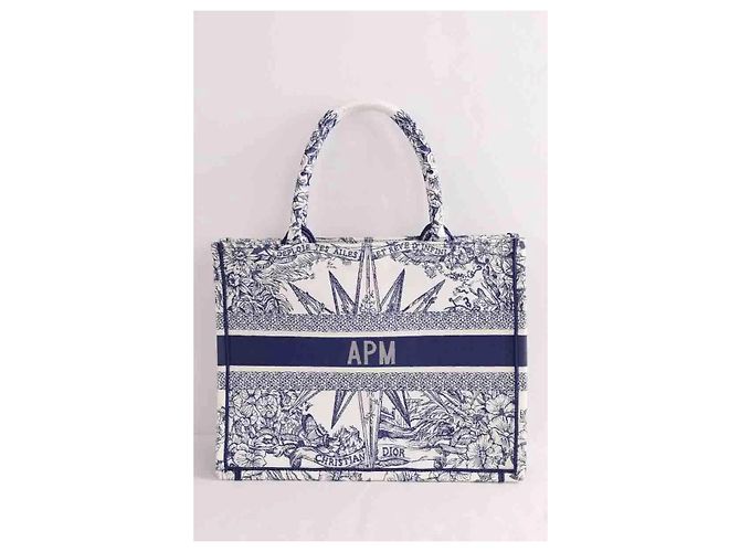 Book Tote Dior Bolso cabas azul - vista 4