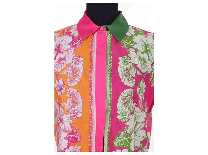 Camicia Farm Rio multicolore in cotone XS - vista 2