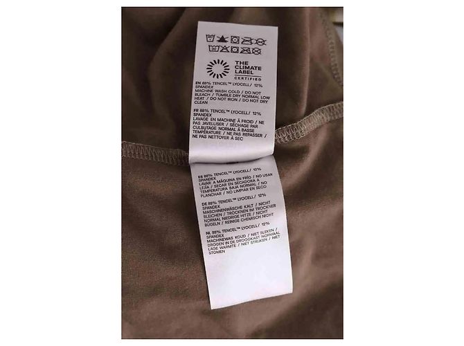 Reformation Vestido marrón Castaño - vista 6
