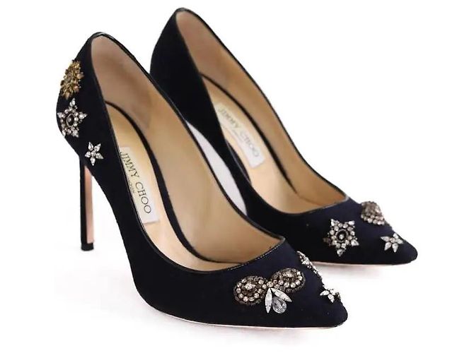 Jimmy Choo Tacchi blu navy - vista 3