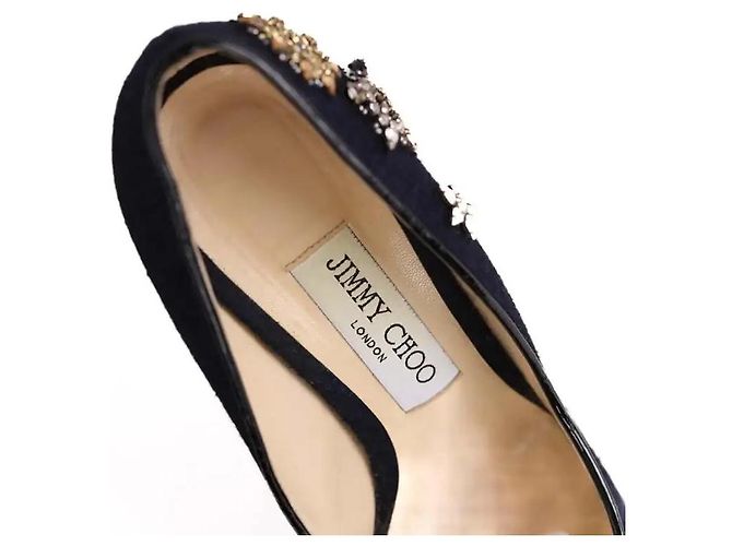 Jimmy Choo Tacchi blu navy - vista 4