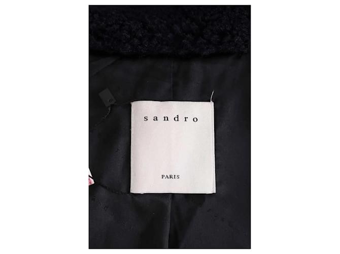 Sandro Abrigo azul marino - vista 5