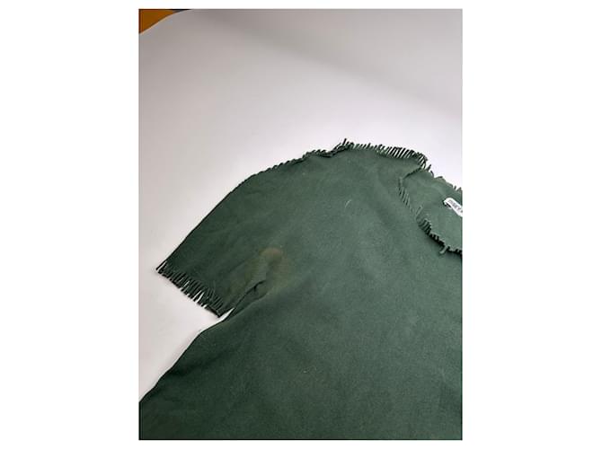 Vintage Issey Miyake Strickpullover Dunkelgrün M - Ansicht 5