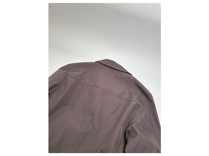Vintage Fendi Jeans Nylon Jacke Dunkelbraun M - Ansicht 12