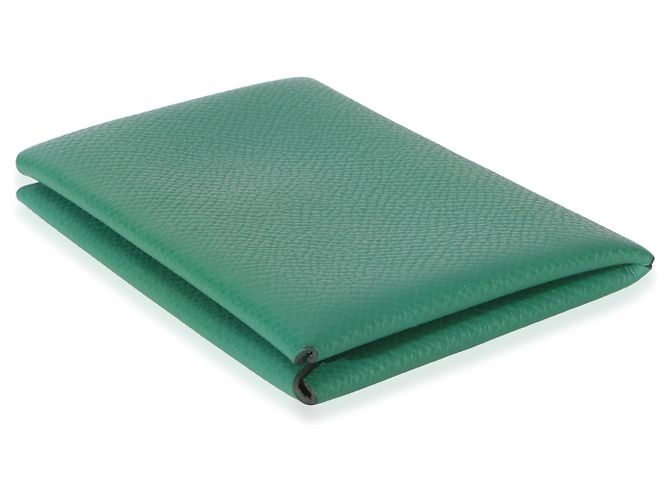 Tarjetero Hermès Vert Vertigo Epsom Calvi - vista 5