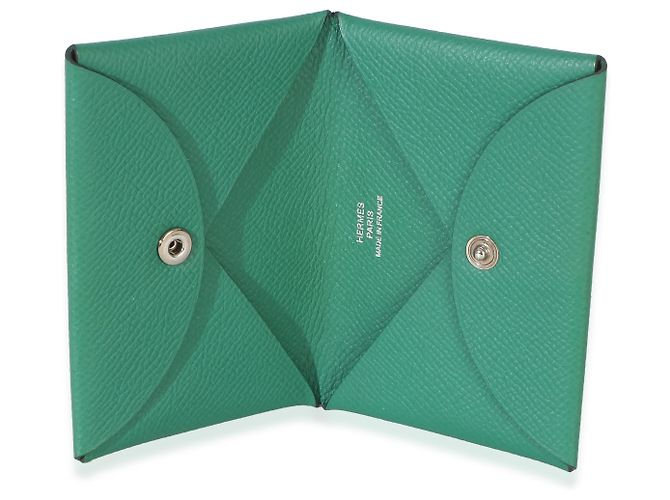 Tarjetero Hermès Vert Vertigo Epsom Calvi - vista 6