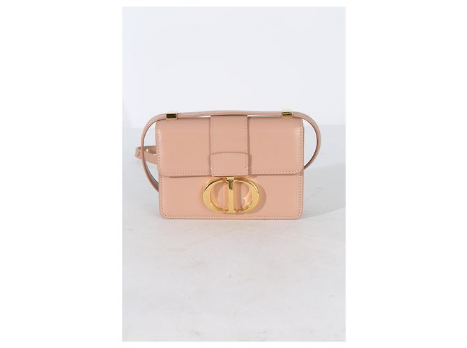 Borsa Micro 30 Montaigne in pelle di vitello liscia rosa chiaro Christian Dior - vista 8