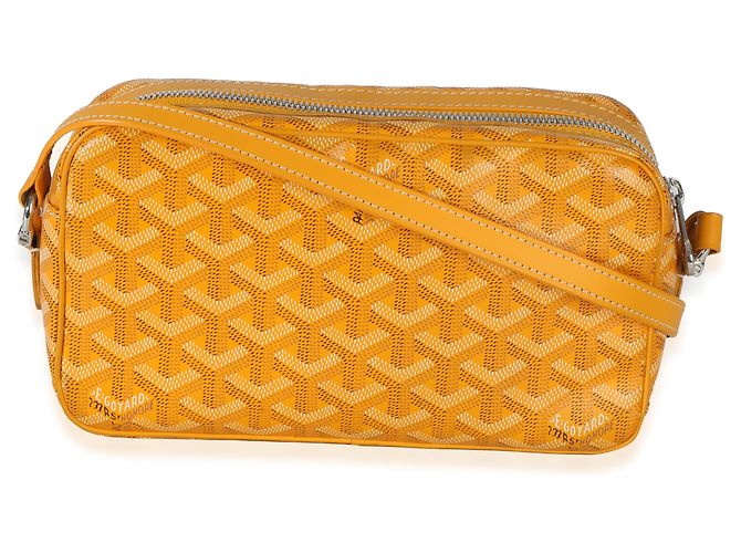 Goyard Sac Cap Vert PM in tela Goyardine gialla Giallo - vista 2