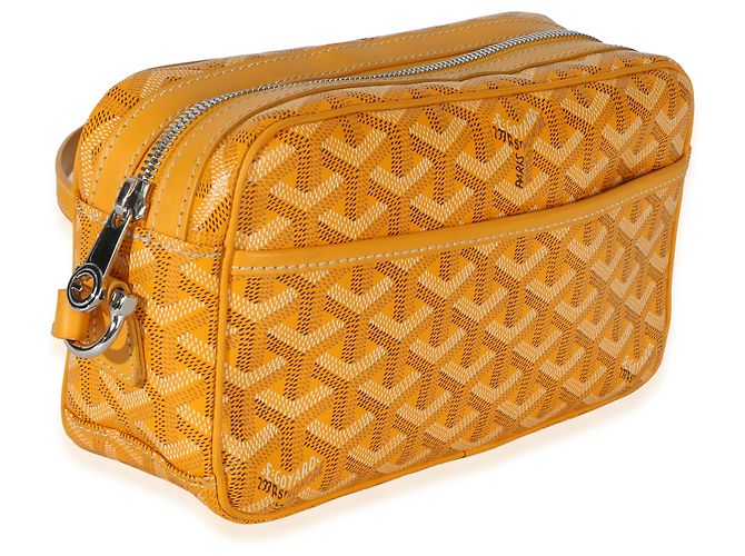 Goyard Sac Cap Vert PM in tela Goyardine gialla Giallo - vista 4