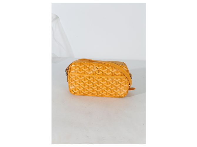 Goyard Sac Cap Vert PM in tela Goyardine gialla Giallo - vista 8