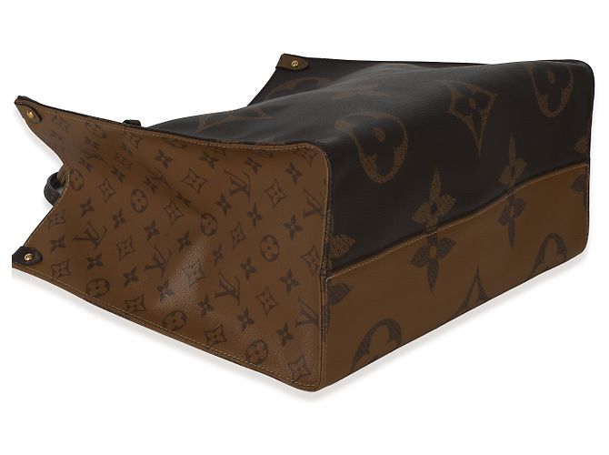 Louis Vuitton Reverse Monogram Canvas Onthego GM Marrone - vista 7