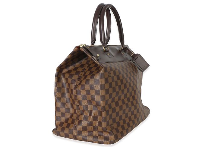 Louis Vuitton Damier Ebene Canvas Greenwich PM Marrone - vista 4