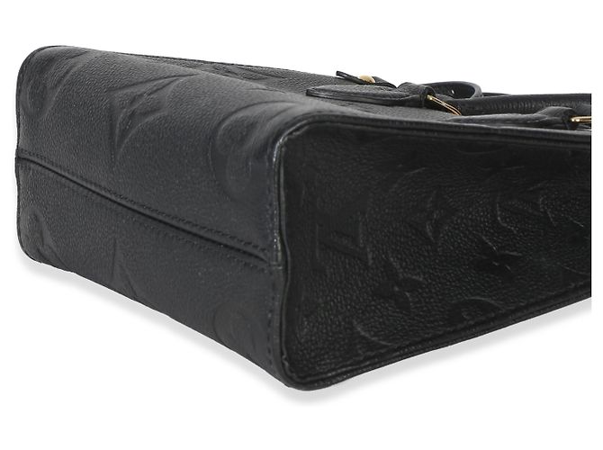 Louis Vuitton Black Monogram Empreinte Onthego BB Nero - vista 6