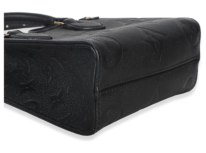 Louis Vuitton Black Monogram Empreinte Onthego BB Nero - vista 7