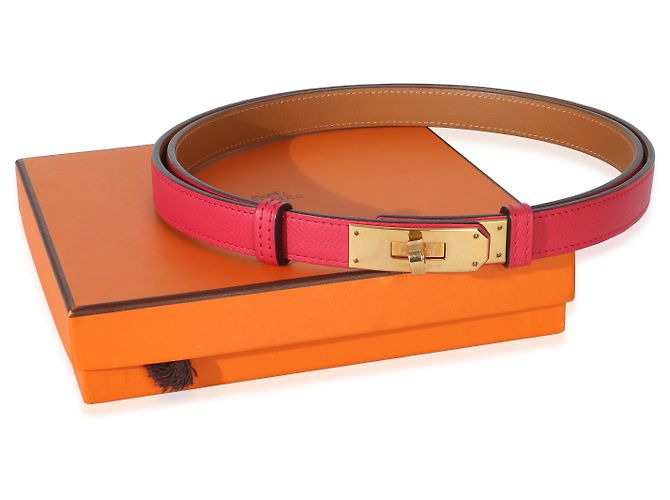 Hermès Rose Shocking Epsom Kelly 18 Belt GHW - Ansicht 2