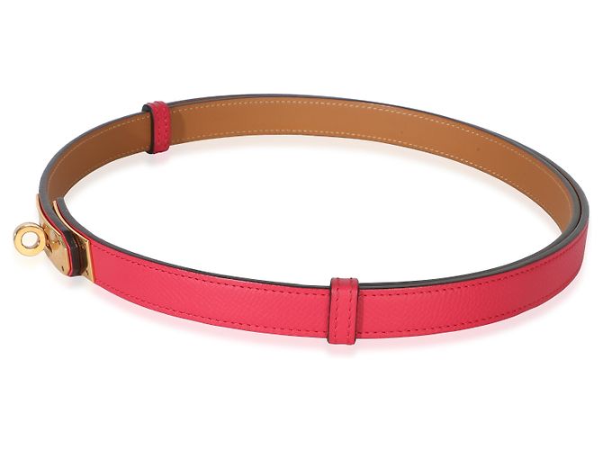 Hermès Rose Shocking Epsom Kelly 18 Belt GHW - Ansicht 3