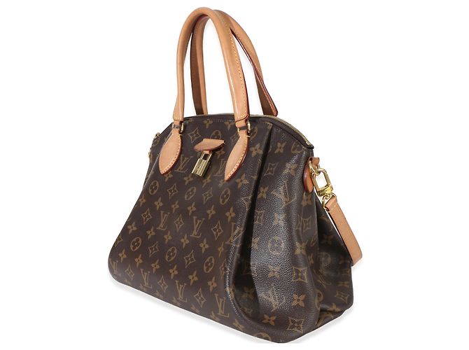 Louis Vuitton Monogram Canvas Rivoli MM NM Marrone - vista 3