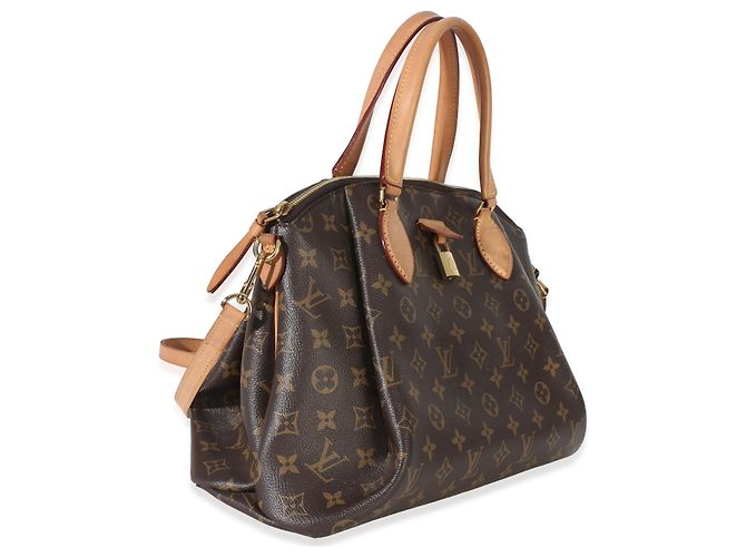 Louis Vuitton Monogram Canvas Rivoli MM NM Marrone - vista 4