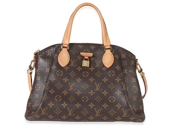 Louis Vuitton Monogram Canvas Rivoli MM NM Marrone - vista 8