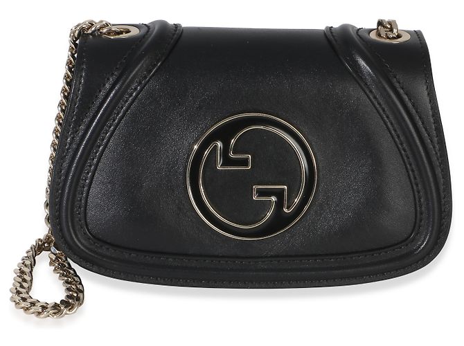 Borsa a tracolla Gucci Blondie Small in pelle di vitello nera Nero - vista 8