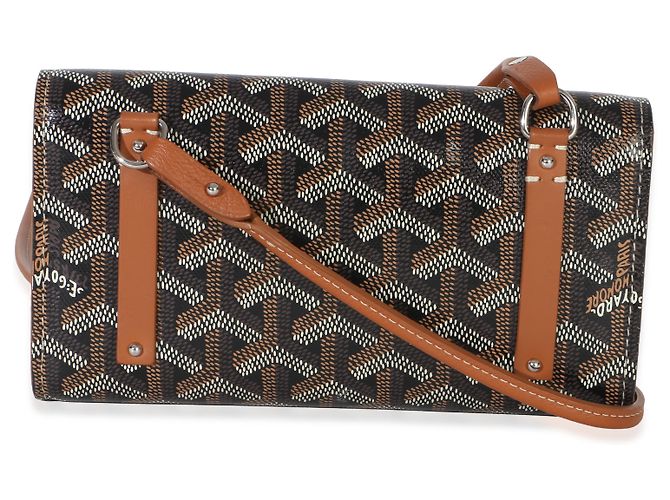 Clutch Mini Monte Carlo Goyardine Oro e Nero Goyard - vista 2