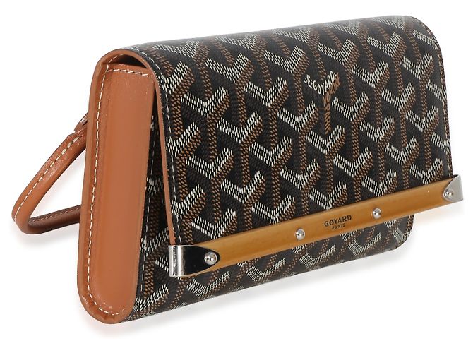 Clutch Mini Monte Carlo Goyardine Oro e Nero Goyard - vista 4