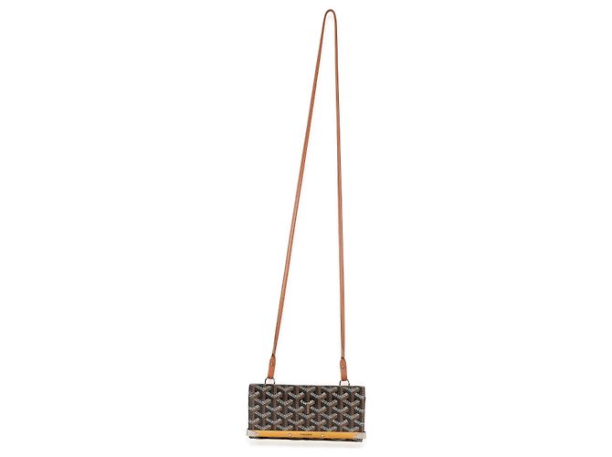 Clutch Mini Monte Carlo Goyardine Oro e Nero Goyard - vista 5