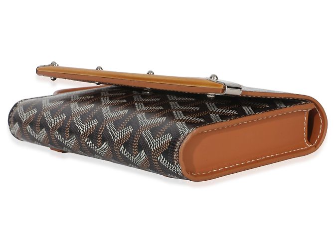 Clutch Mini Monte Carlo Goyardine Oro e Nero Goyard - vista 6