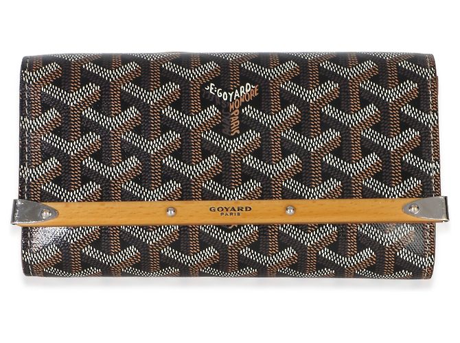 Clutch Mini Monte Carlo Goyardine Oro e Nero Goyard - vista 8