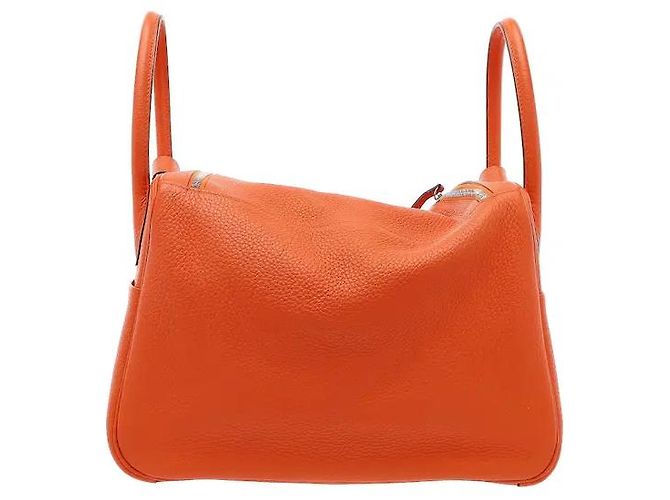 Hermès Lindy 30 Clemence Naranja - vista 2