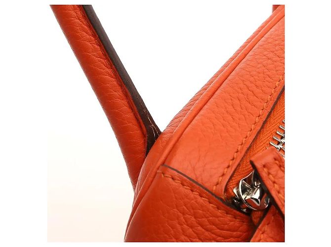 Hermès Lindy 30 Clemence Naranja - vista 4