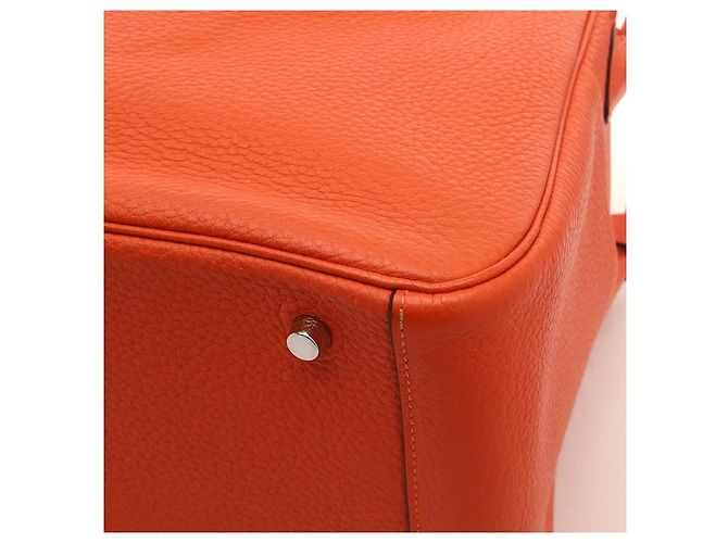Hermès Lindy 30 Clemence Naranja - vista 9