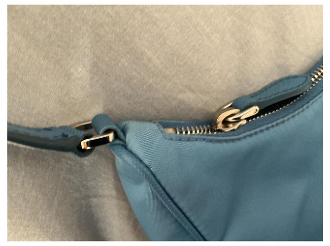 Prada Re-Edition 2005 Bolso de Nylon - Azul Claro - vista 4