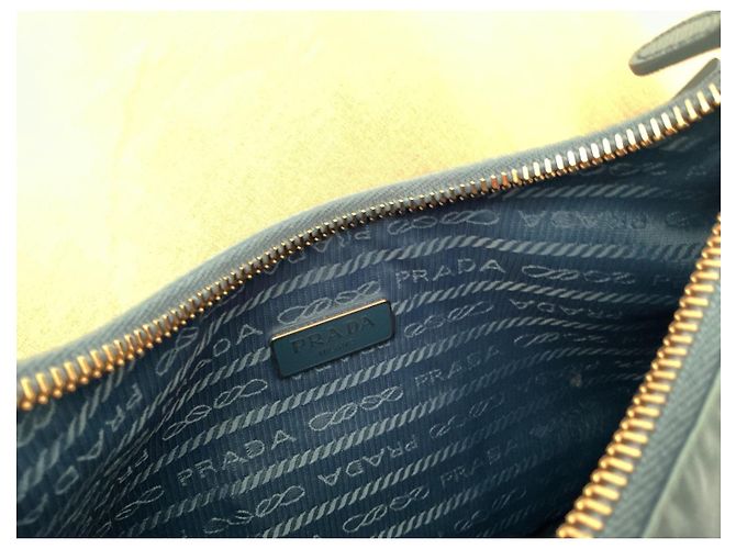 Prada Re-Edition 2005 Bolso de Nylon - Azul Claro - vista 6