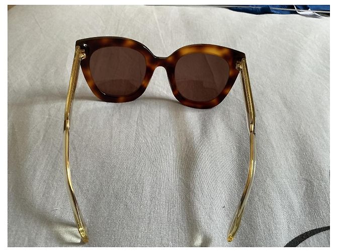 Occhiali da sole Gucci a farfalla Marrone - vista 2