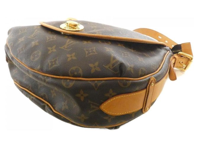 Borsa a tracolla Louis Vuitton Monogram Tulum GM M40075 Marrone - vista 3