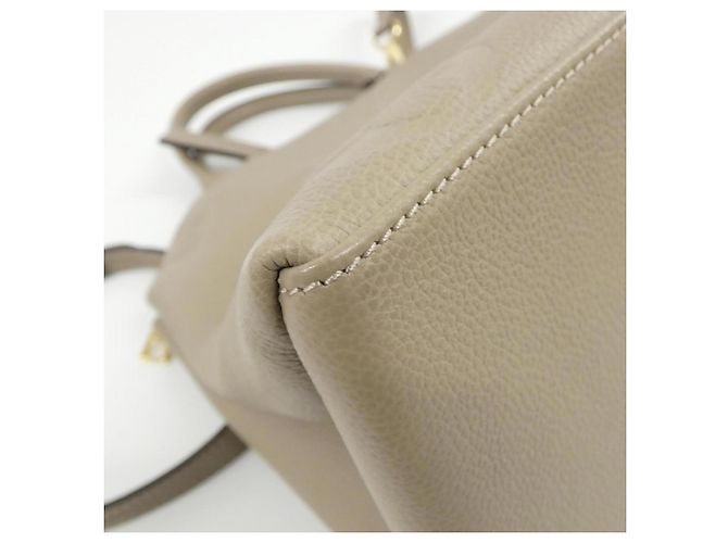 Borsa Louis Vuitton Monogram Empreinte Grand Palais MM Grigio - vista 2