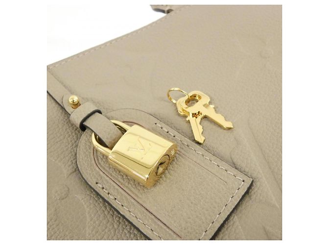 Borsa Louis Vuitton Monogram Empreinte Grand Palais MM Grigio - vista 3