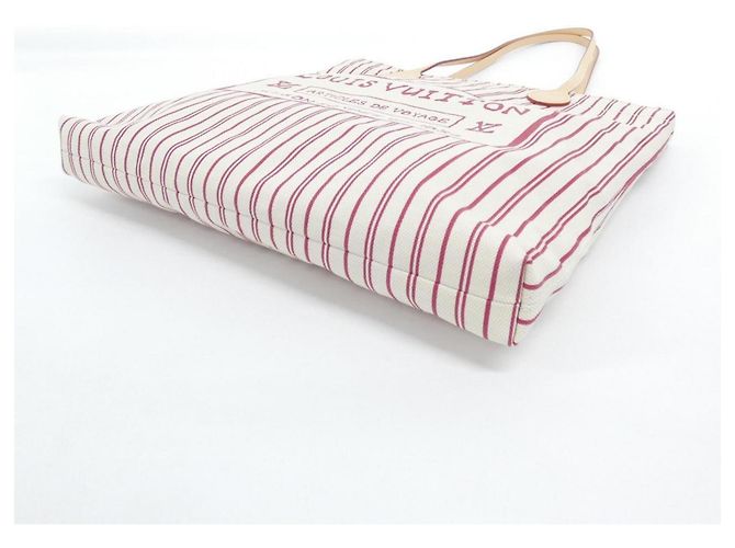 Borsa Louis Vuitton Travel With (LV x GC) Carry It Rosso Beige - vista 3