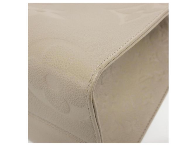 Borsa Louis Vuitton Monogram Empreinte OnTheGo MM Grigio - vista 3