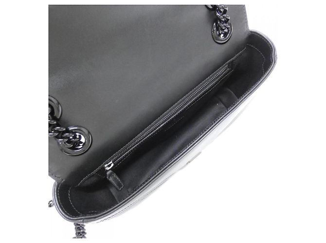 Borsa a tracolla Gucci GG Marmont 443497 Nero - vista 5