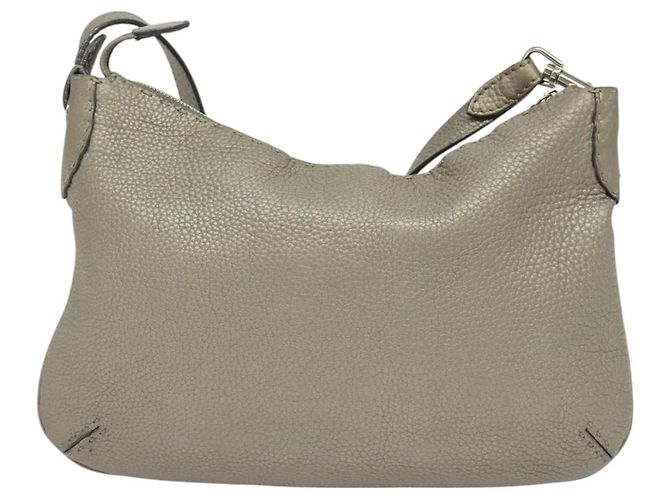 Fendi Selleria Leather Medium Marrone - vista 2