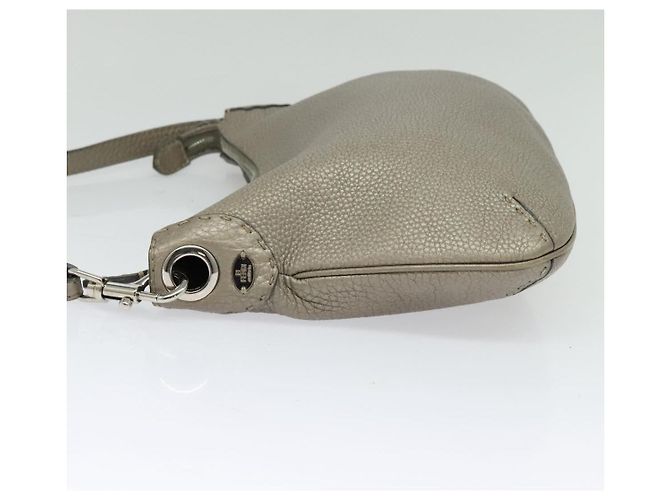 Fendi Selleria Leather Medium Marrone - vista 3