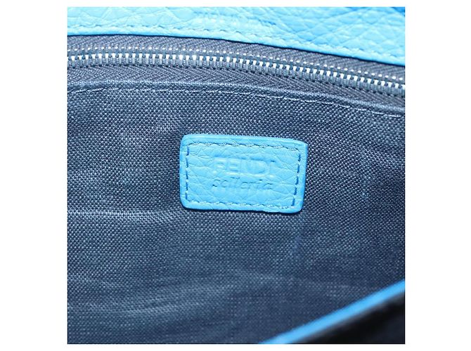 Fendi Selleria Zip Leather Nero - vista 7