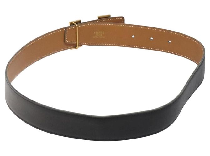 Hermès Hermes Constance Reversible Belt Leather Medium Black - view 2