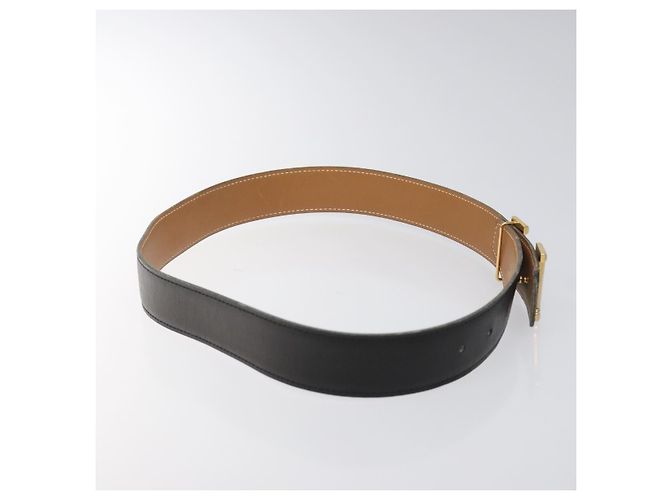 Hermès Hermes Constance Reversible Belt Leather Medium Black - view 4